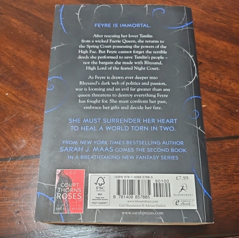 A Court of Mist and Fury Book - Picture 4 of 5